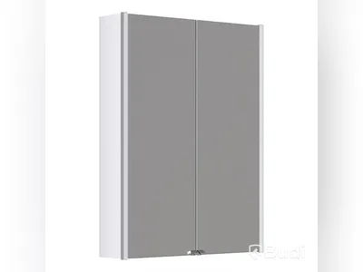 SPEGELSKÅP SCANBAD AMBI 80X60CM GRÅ MATT