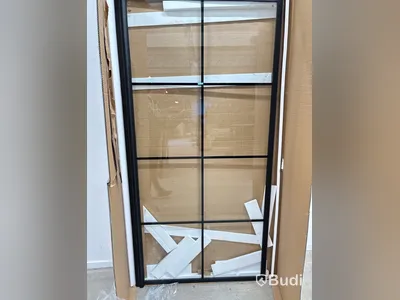 DUSCHDÖRR CAMARGUE FRAME MED SVARTA SPRÖJS 100 CM