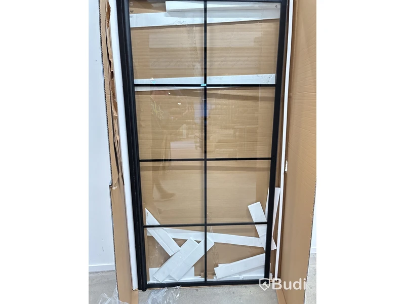 DUSCHDÖRR CAMARGUE FRAME MED SVARTA SPRÖJS 100 CM