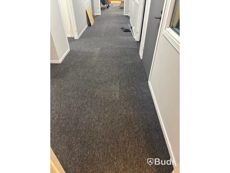350 m² textilmattor, mörkgrå/ svart, NY - Fri frakt
