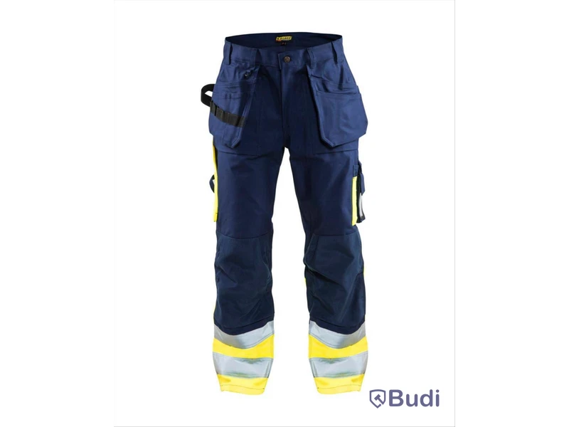 MIDJEBYXA BLÅKLÄDER, MARIN/GUL VARSEL KL 1 STL. C52