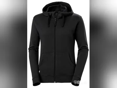 Huvtröja Helly Hansen, Svart/orange, Dam, Stl. S/P