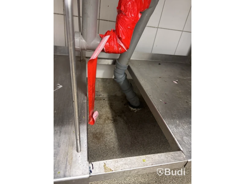 Rostfri diskbänk