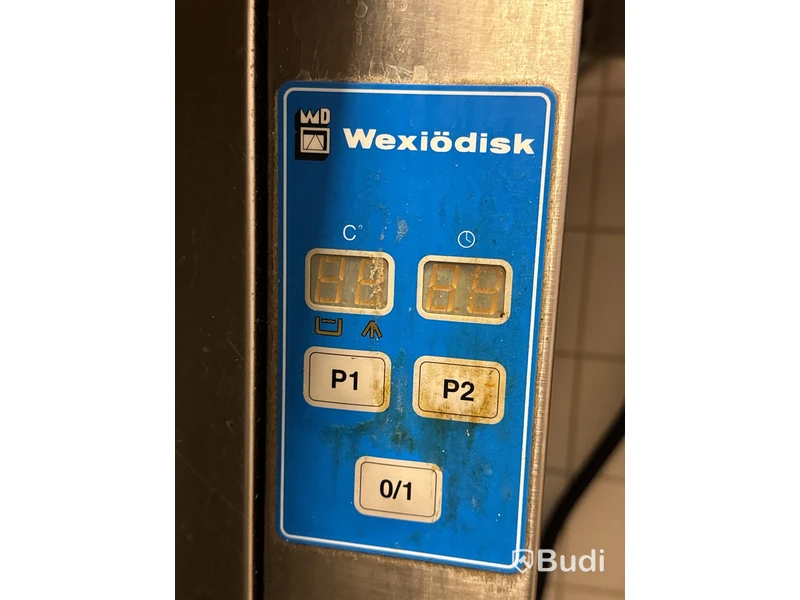 Diskmaskin inkl. 2 st. diskbänkar rostfri