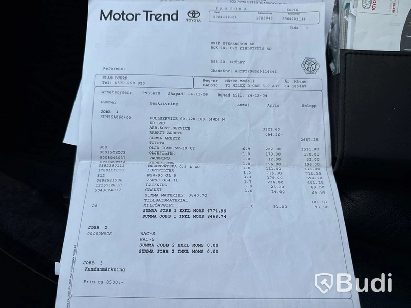 Toyota Hilux 3.0 D Invincible | Dubbelhytt | Automat | 2014