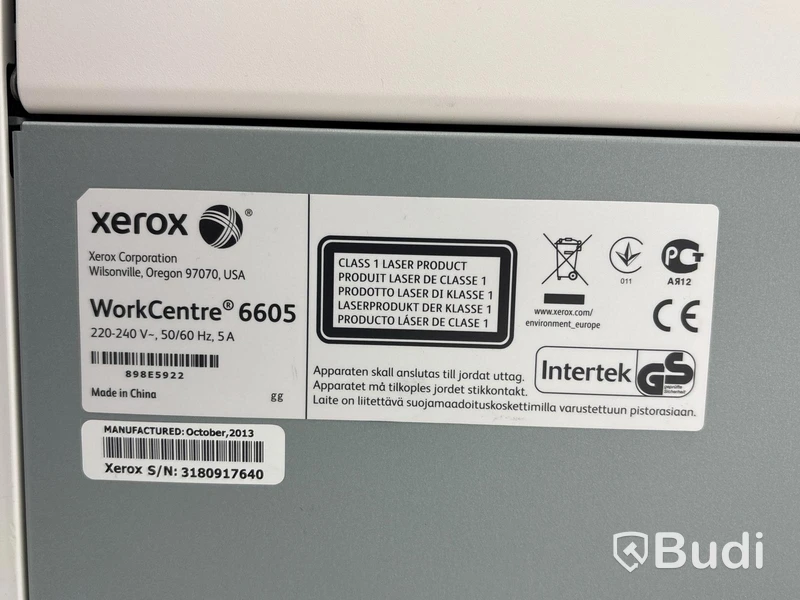 Skrivare/Kopiator/Skanner/Fax  Xerox WorkCenter 6605 DN
