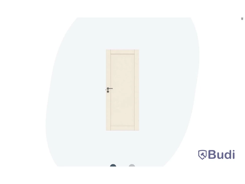 2 ST. DÖRRBLAD SWEDOOR, UNIQUE 01L 9X21, VIT