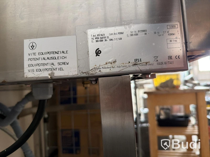 Varmluftsugn Electrolux ECF/E6-0 400V med stativ