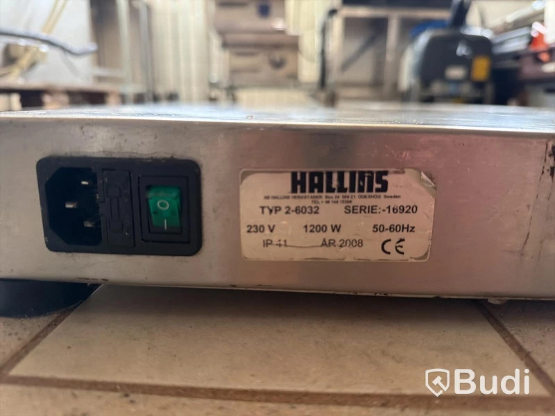 Värmeplattor – Hallins Typ 2-6032 – 230V