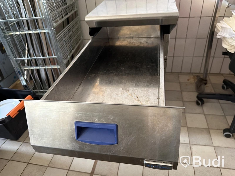 Arbetsbänk i rostfritt med utdragslåda – Electrolux