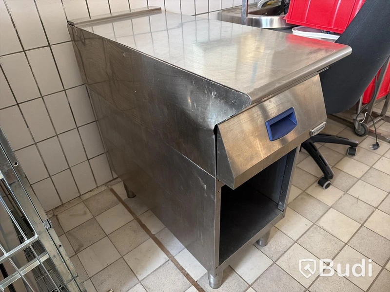 Arbetsbänk i rostfritt med utdragslåda – Electrolux