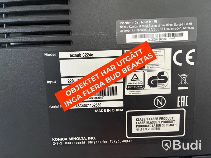 Konica Minolta Bizhub c224e