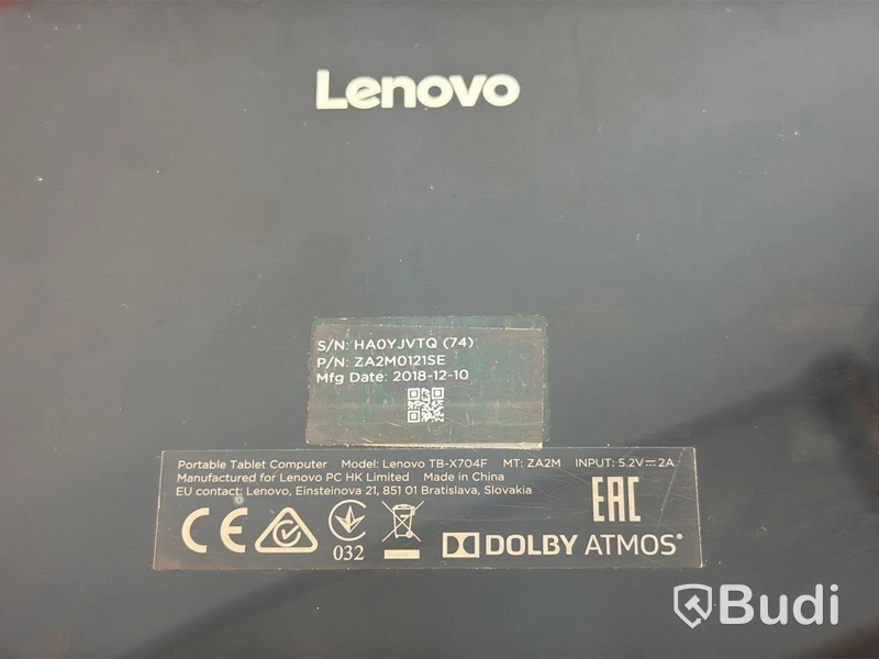 Surfplatta Lenovo TAB4 10 Plus