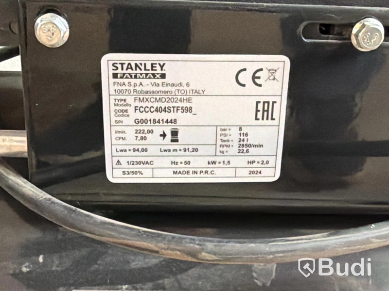 Kompressor Stanley Fatmax