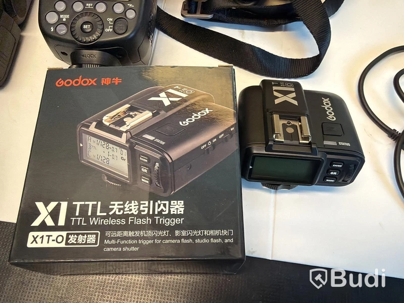 Systemkamera Lumix med tillbehör