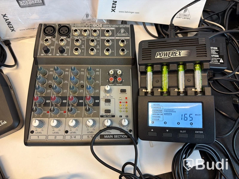 Mickar, mixerbord m.m.