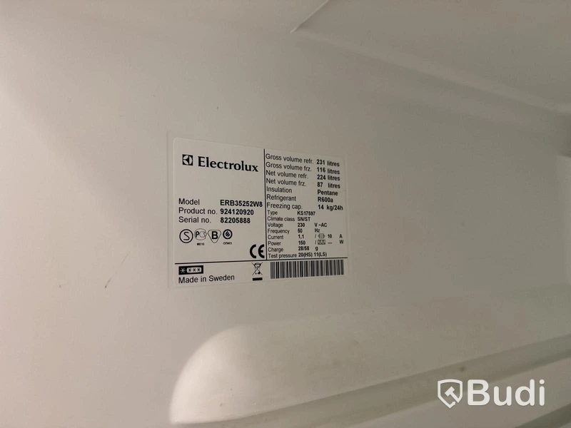 Kombinerad Kyl/Frys Electrolux