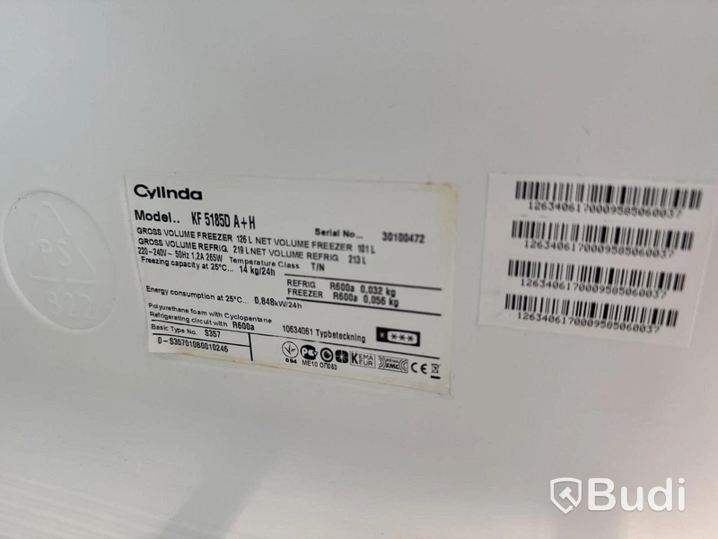 Kombinerad Kyl/Frys Cylinda