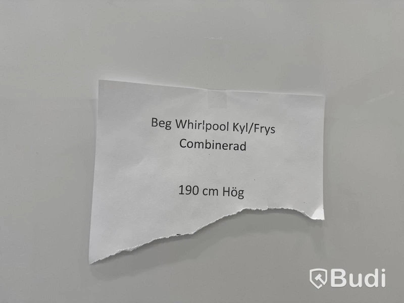 Kombinerad Kyl/Frys Whirlpool