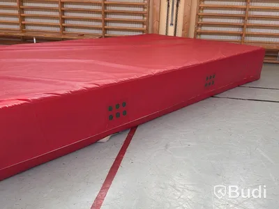 Gymnastikmatta "tjockmatta" KGM AB, röd, 370x190x40 cm