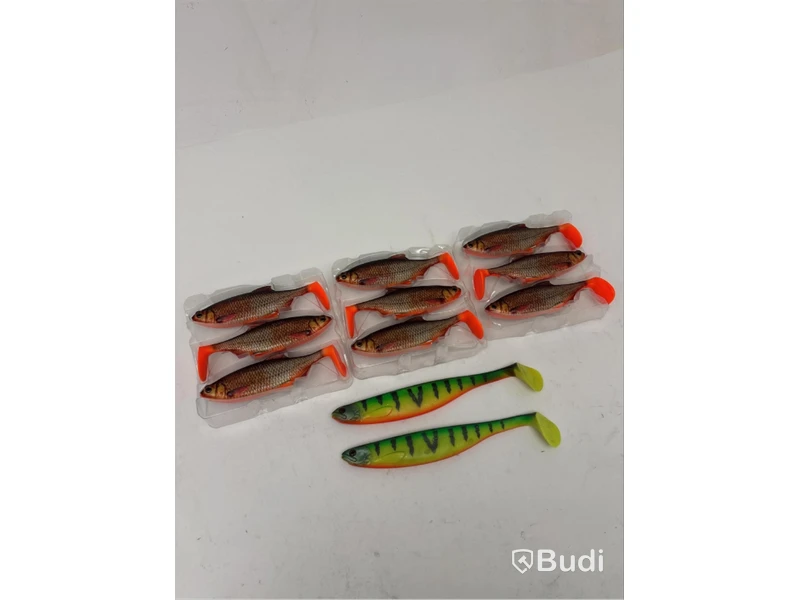 Parti med fiskedrag Westin, Ricky the roach och Shadteez slim v2.