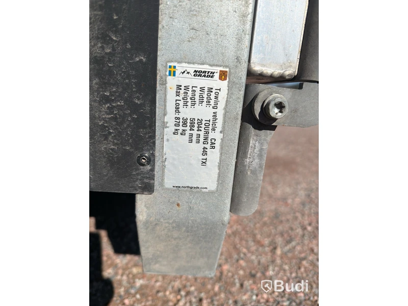 Släpvagn North Grade Touring 445 TXI – tipp – 2024