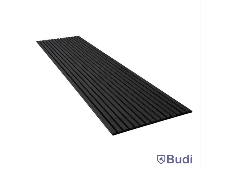 4 st. AKUSTIKPANEL BY VENØ RAW SVART 20X600X2400 MM