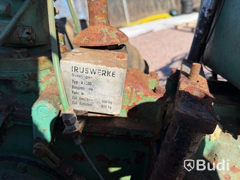 Handtraktor IRUS U1200 med tillbehör – Hatz diesel
