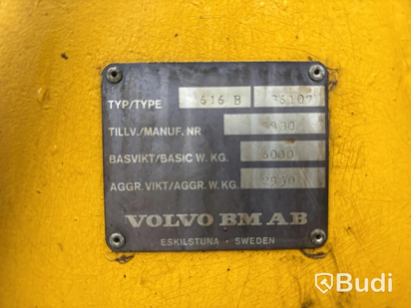 Traktorgrävare Volvo BM 616 B