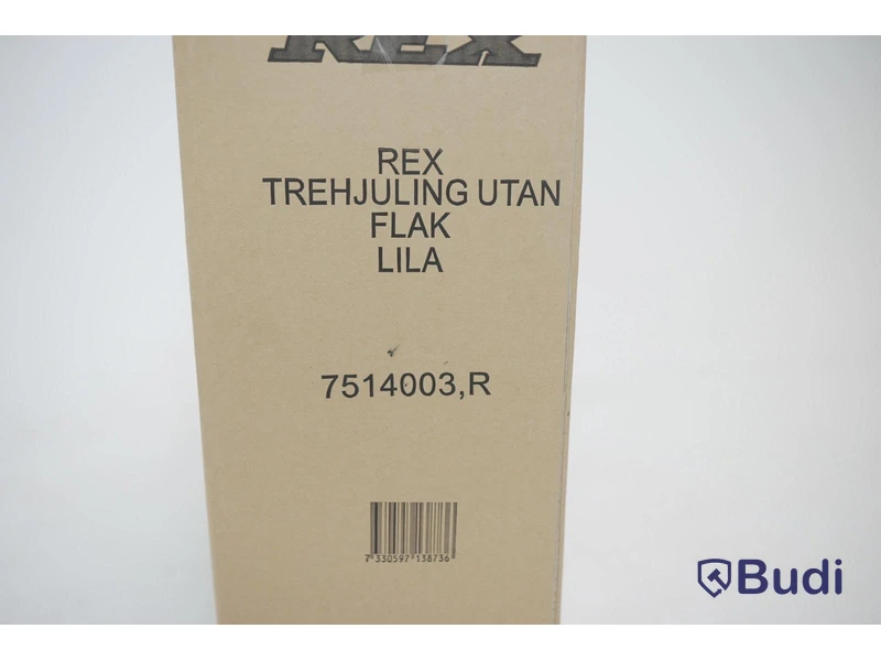 Trehjuling Rex, utan flak, lila