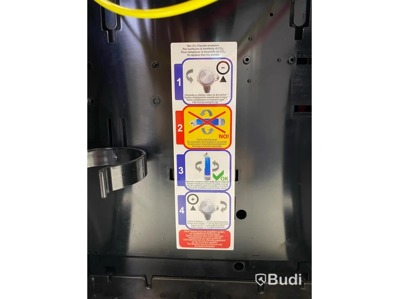 2 st. Vattenautomat Escowa, Omni bordsmodell, svart