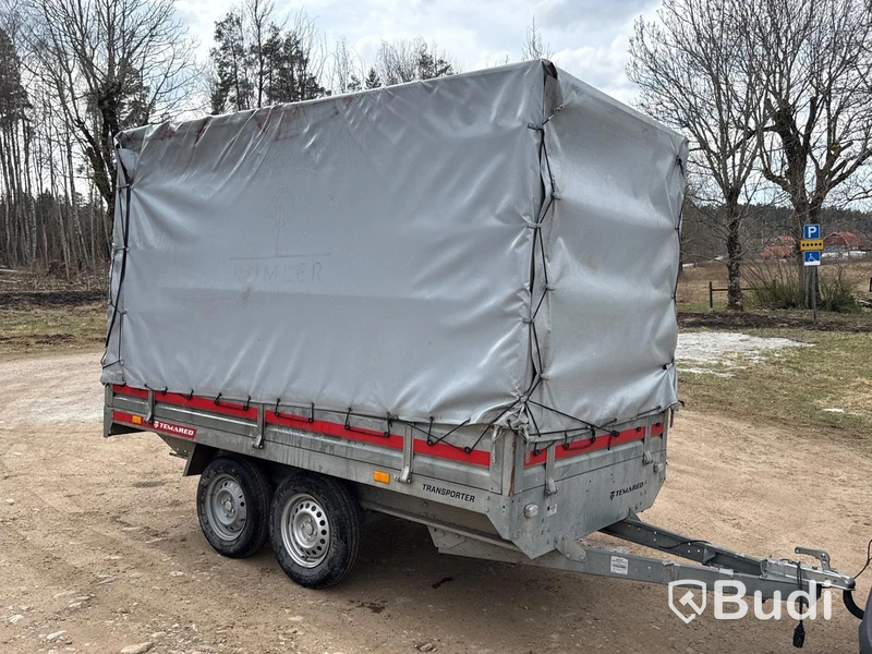 Unbraked tandem-axle trailer Temared | 750 kg | Not registration-inspected