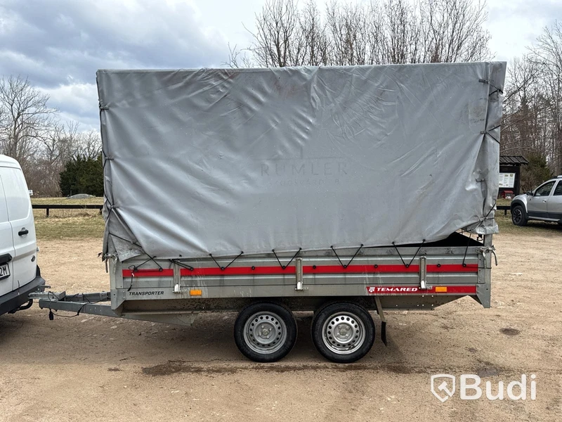 Unbraked tandem-axle trailer Temared | 750 kg | Not registration-inspected