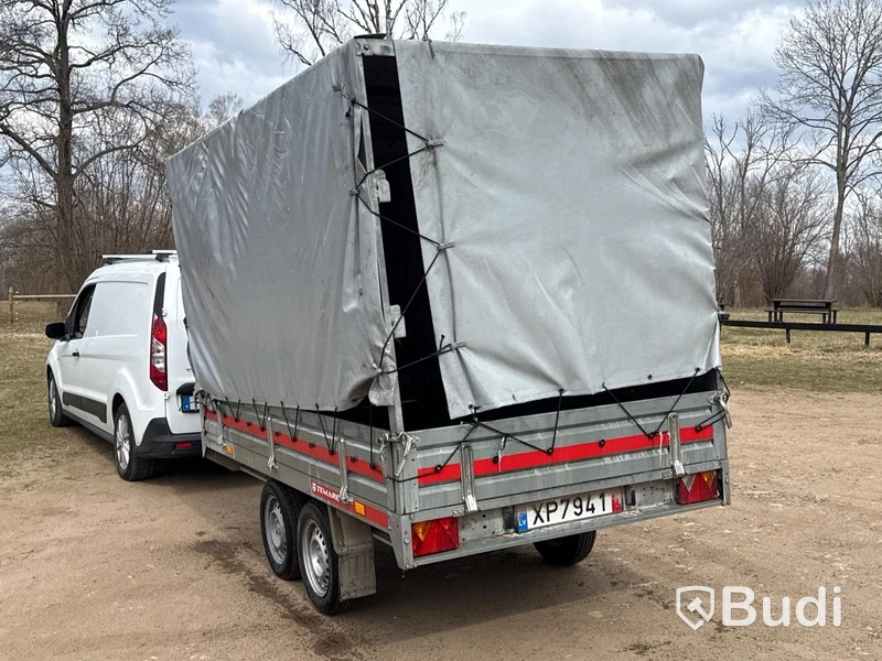 Unbraked tandem-axle trailer Temared | 750 kg | Not registration-inspected
