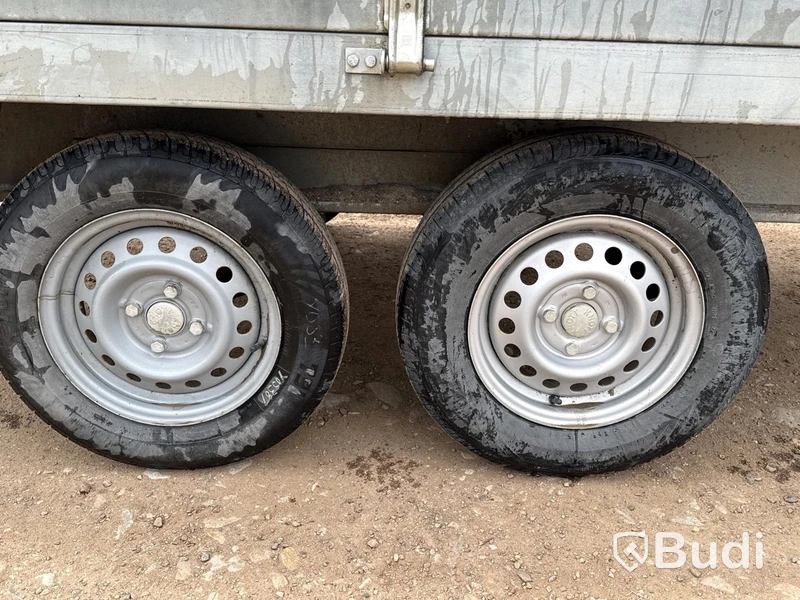 Unbraked tandem-axle trailer Temared | 750 kg | Not registration-inspected