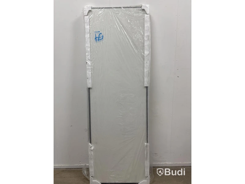SKJUTDÖRR 1530X2355MM VIT/LJUSGRÅ 2-PACK