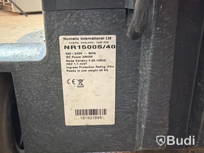 Skurmaskin Numatic NR1500S/40