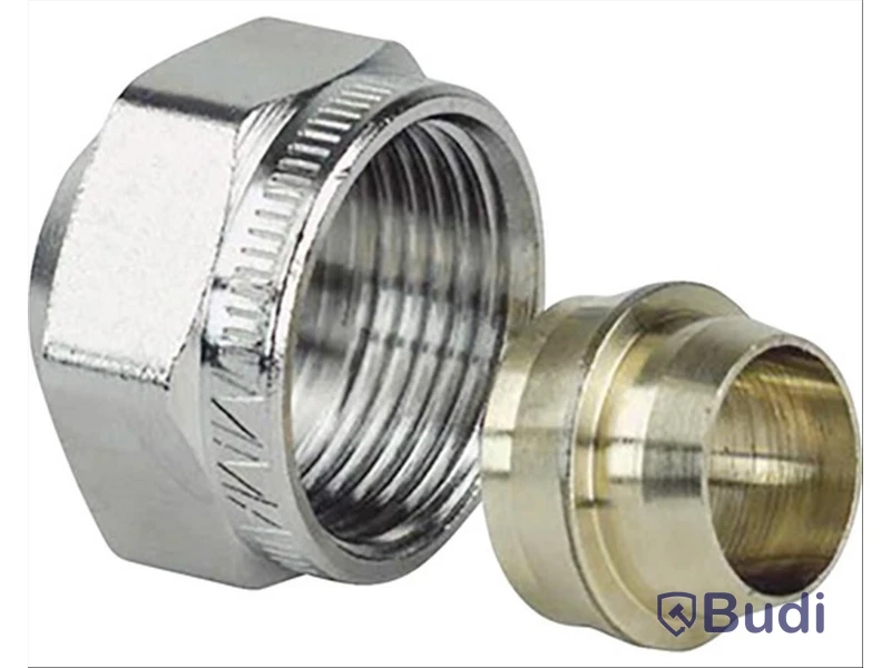 (NEW) COUPLING FOR RADIATOR COUPLING/VALVE SET FOR HEATED TOWEL RAIL MMA 15 MM M22X1.5, 40 PCS