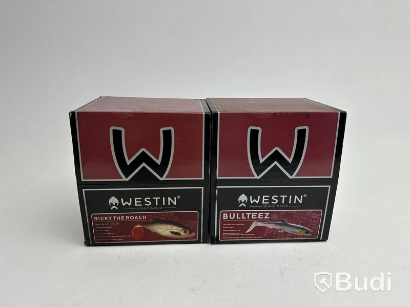 2 st. Paket med fiskedrag Westin, Bullteez och Ricky The Roach