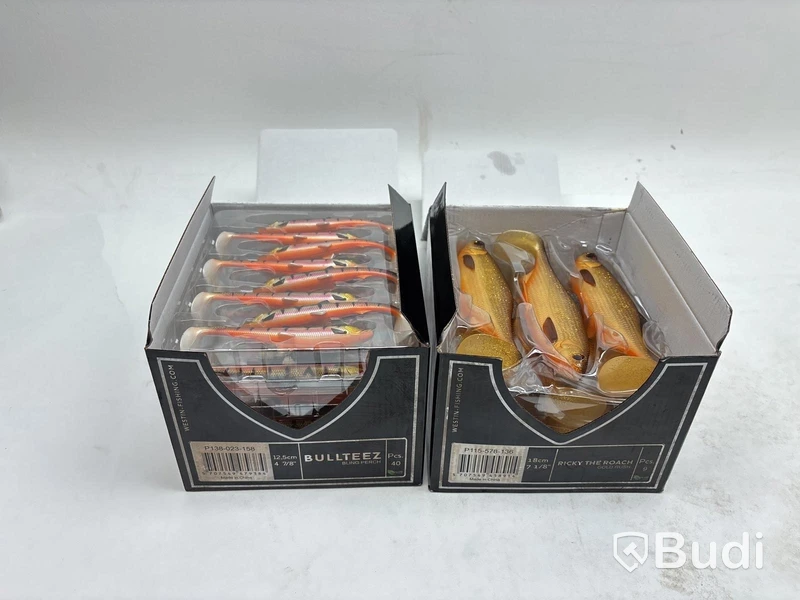 2 st. Paket med fiskedrag Westin, Bullteez och Ricky The Roach