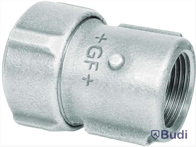 (NEW) 2 PCS. PRIMOFIT STEEL PIPE COUPLING, 88.9 x Rp80 STEEL/FEMALE THREAD, RESTRAINED