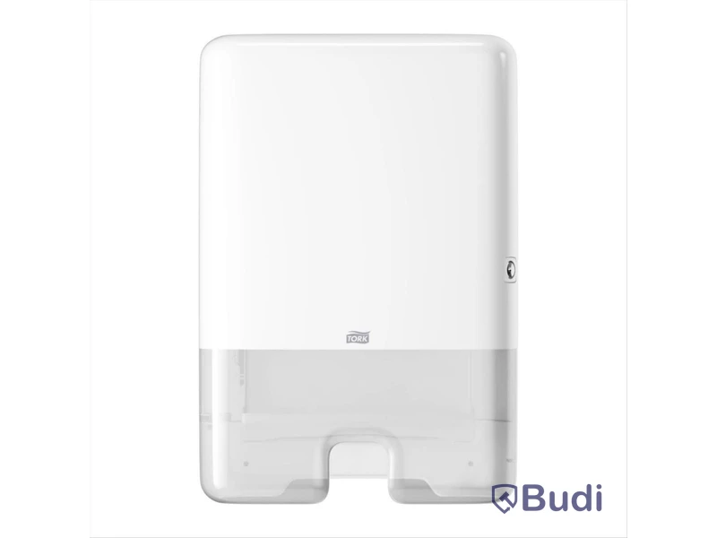 (NEW) TORK H2 INTERFOLD HAND TOWEL DISPENSER, WHITE 552000