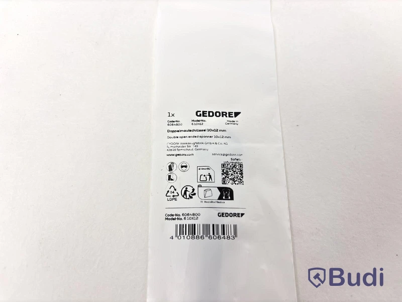 (NEW) 48 PCS. GEDORE DOUBLE OPEN-END WRENCH NO. 6 - REF. 6 10X12 IN