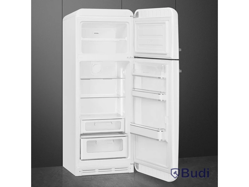 Smeg Fridge/Freezer, White, 50's Style Retro FAB30RWH6
