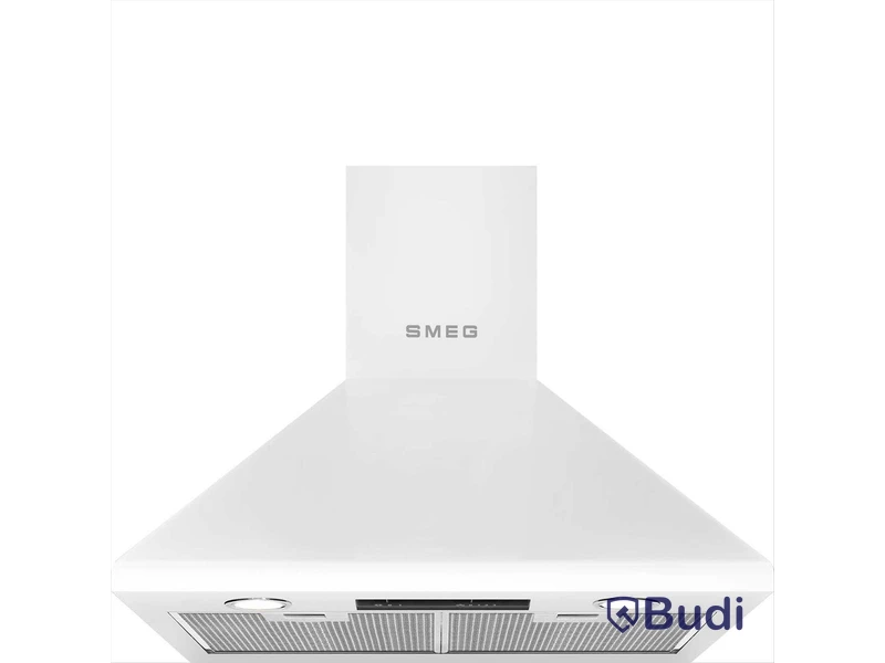 Smeg wall-mounted kitchen extractor fan, 60 cm, white, Victoria KSED65BE
