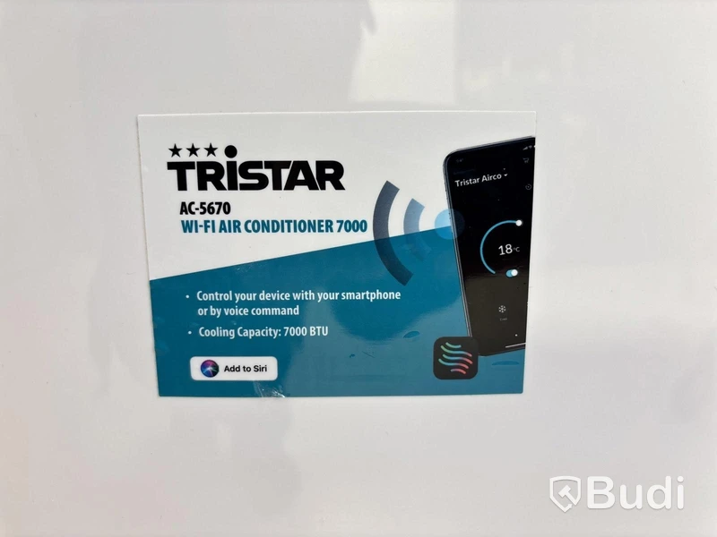 Portable AC Tristar 5670, 7000 BTU, WiFi