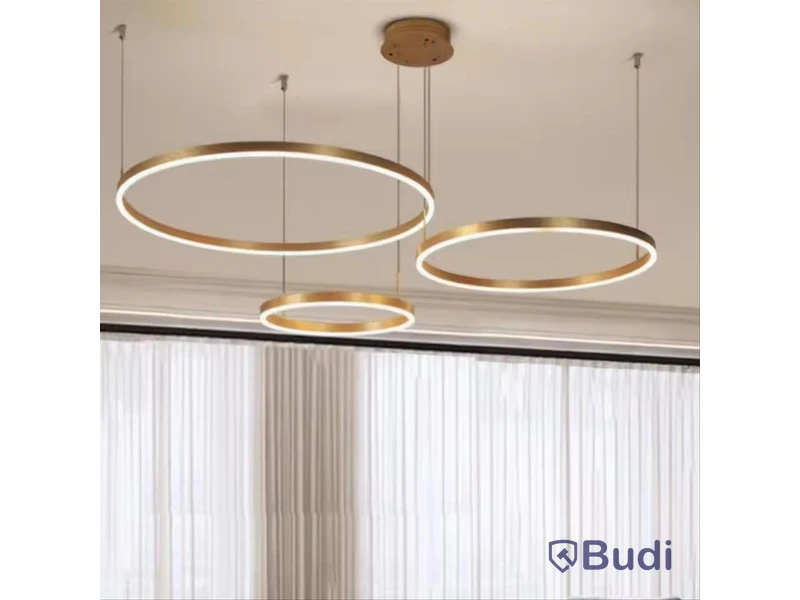 Parti med 4 st lampset i ringar, circles 100 - fri frakt