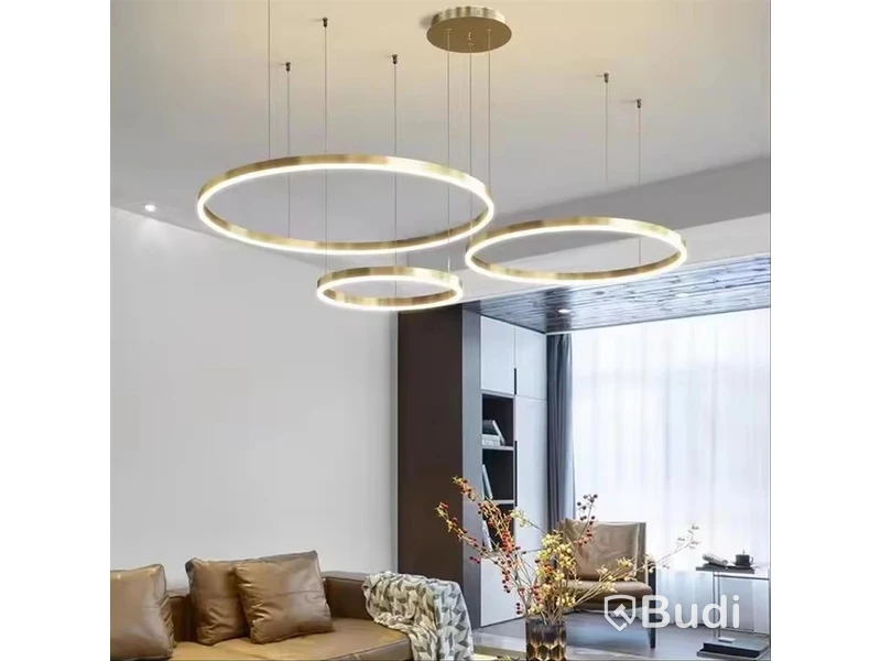 Parti med 4 st lampset i ringar, circles 100 - fri frakt