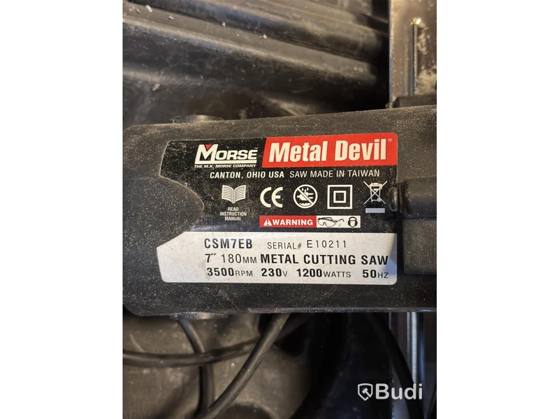 Cirkelsåg för metall Morse Metal Devil CSM7EB