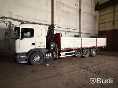 Kranbil Scania R420 LB 6x2-4 HNB -2006 | Lämflak
